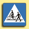 Przejście dla pieszych i przejazd dla rowerzystów