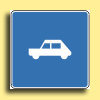 cześć drogi (pas ruchu) dla określonych pojazdów